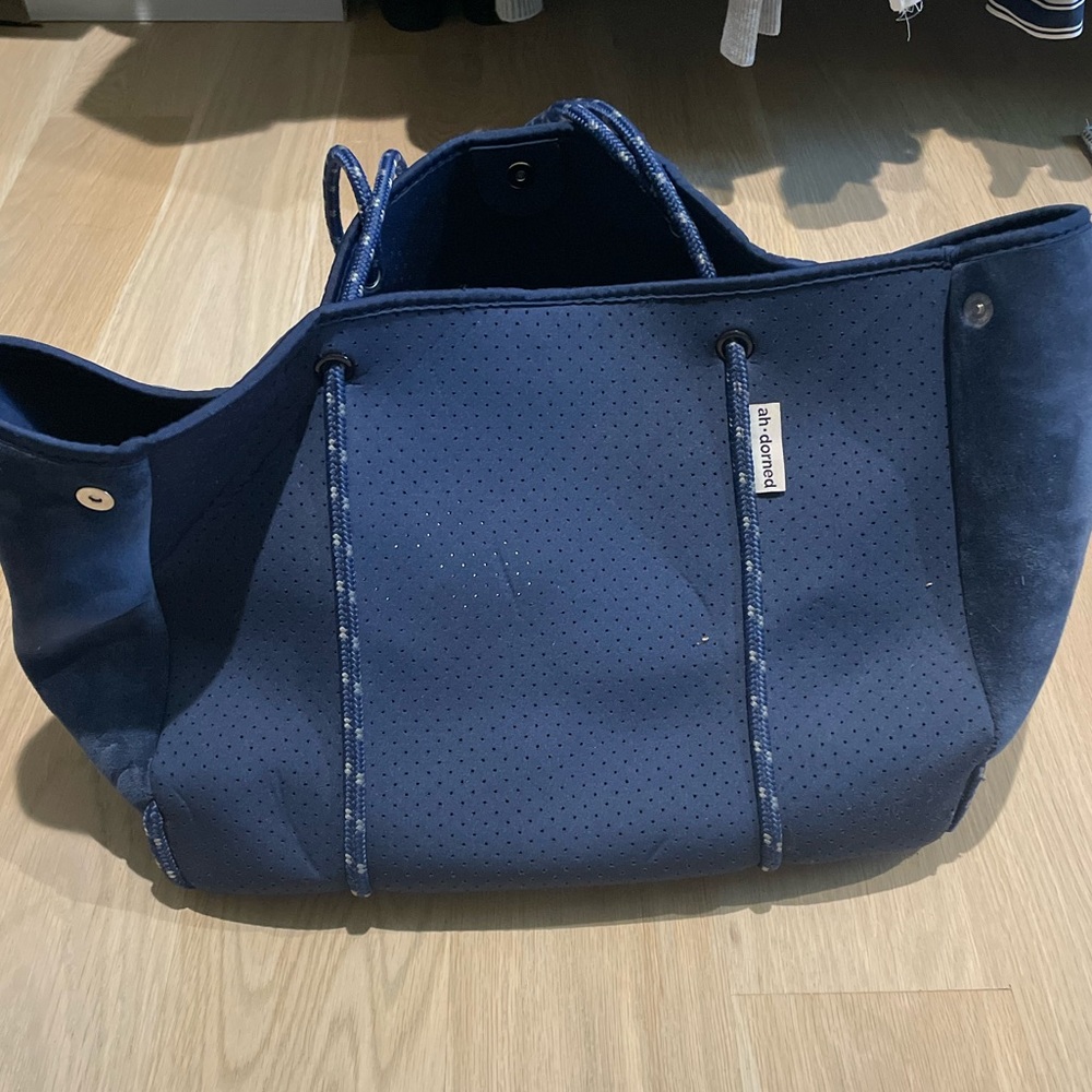 Ah-Dorned Neoprene Navy Tote